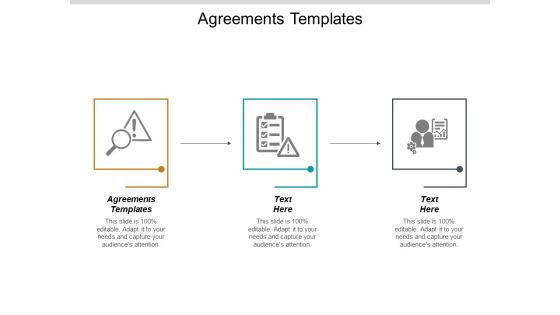 Agreements Templates Ppt PowerPoint Presentation Model Layouts Cpb