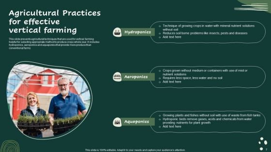 Agricultural Practices Ppt PowerPoint Presentation Complete Deck With Slides