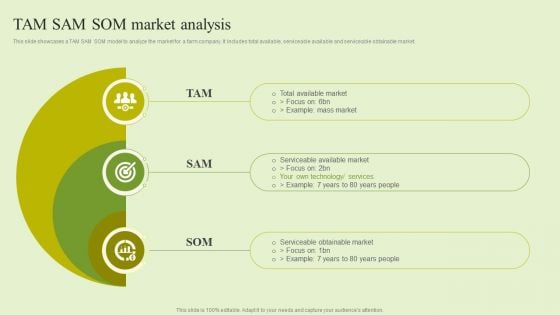 Agriculture Marketing Strategy To Improve Revenue Performance TAM SAM SOM Market Analysis Inspiration PDF