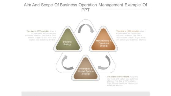 Aim And Scope Of Business Operation Management Example Of Ppt