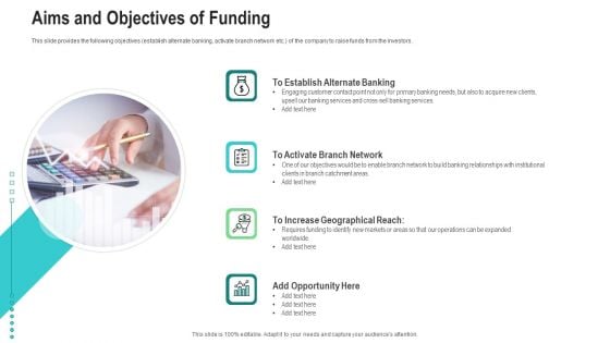 Aims And Objectives Of Funding Ppt Gallery Introduction PDF