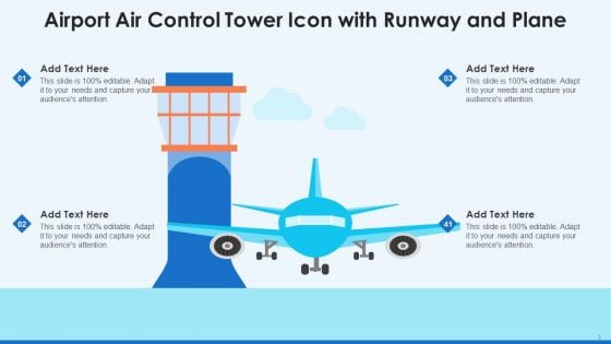 Air Control Tower Icon Ppt PowerPoint Presentation Complete Deck With Slides