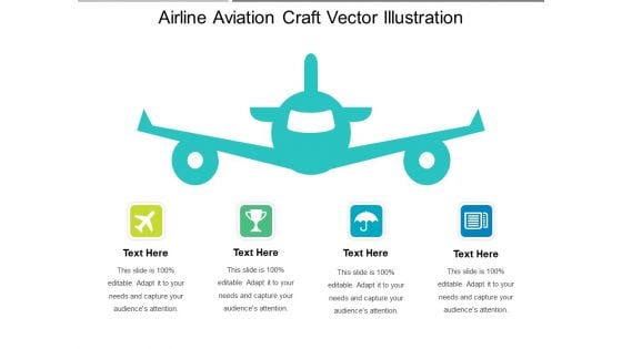 Airline Aviation Craft Vector Illustration Ppt PowerPoint Presentation Gallery Format PDF