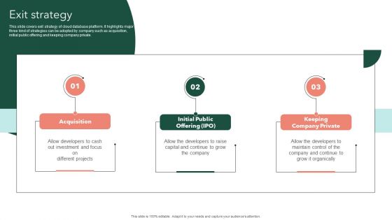 Airtable Capital Funding Pitch Deck Exit Strategy Mockup PDF