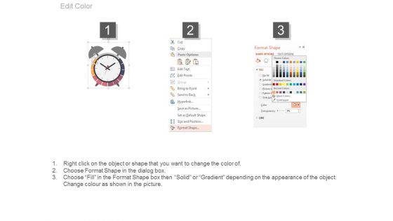 Alarm Clock Dashboard Design For Time Management Powerpoint Slides
