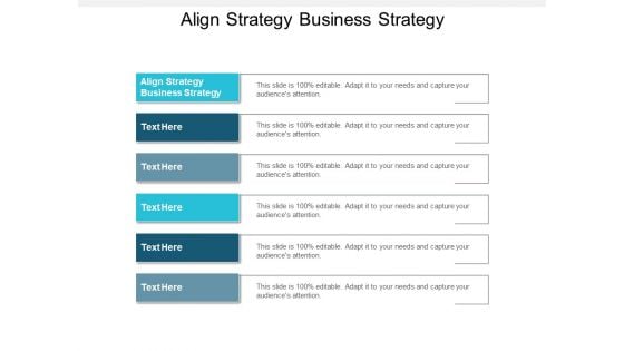 Align Strategy Business Strategy Ppt PowerPoint Presentation Portfolio Aids Cpb