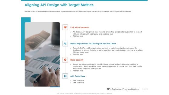Aligning API Design With Target Metrics Ppt File Background Images PDF