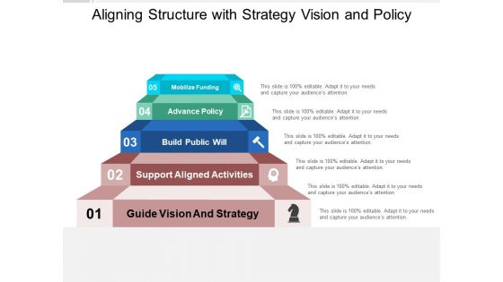 Aligning Structure With Strategy Vision And Policy Ppt Powerpoint Presentation Slides Icon