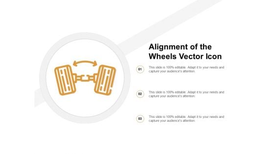 Alignment Of The Wheels Vector Icon Ppt PowerPoint Presentation Styles Format Ideas