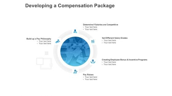 All About HRM Developing A Compensation Package Ppt Portfolio Diagrams PDF