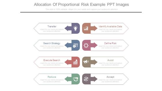 Allocation Of Proportional Risk Example Ppt Images