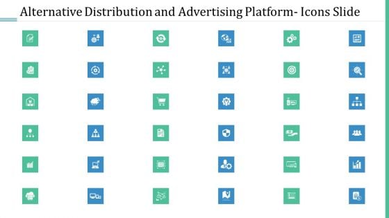 Alternative Distribution And Advertising Platform Icons Slide Structure PDF