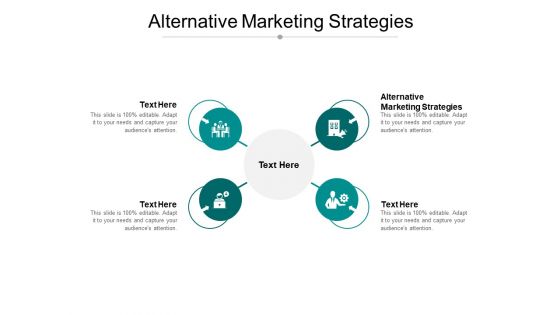 Alternative Marketing Strategies Ppt PowerPoint Presentation Show Format Cpb