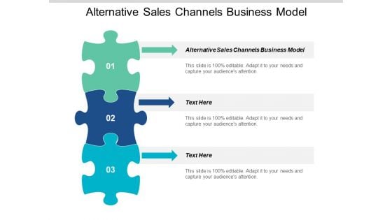 Alternative Sales Channels Business Model Ppt Powerpoint Presentation Ideas Sample Cpb