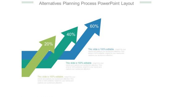 Alternatives Planning Process Powerpoint Layout