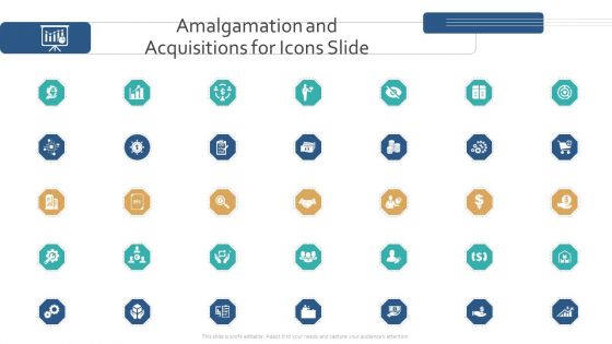 Amalgamation And Acquisitions For Icons Slide Ppt Show Example PDF