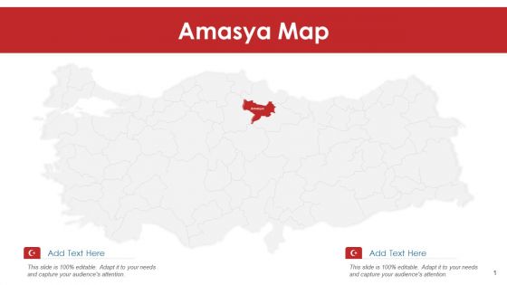 Amasya Map PowerPoint Presentation PPT Template PDF