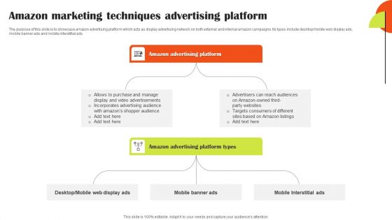 Amazon Marketing Techniques Advertising Platform Graphics PDF