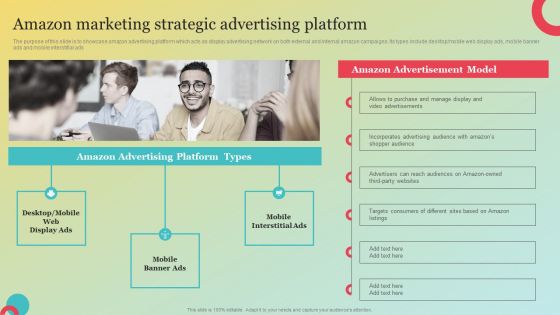 Amazons Marketing Plan To Improve Customer Engagement Amazon Marketing Strategic Advertising Brochure PDF