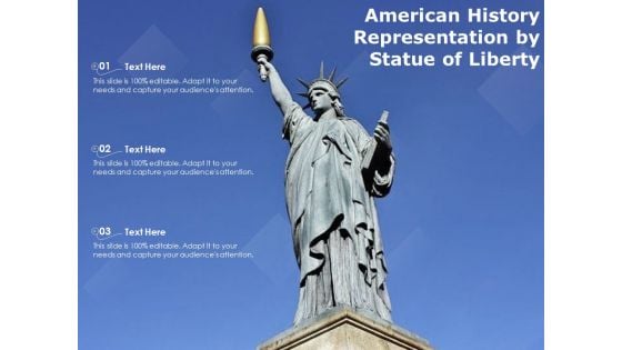 American History Representation By Statue Of Liberty Ppt PowerPoint Presentation Icon Pictures PDF