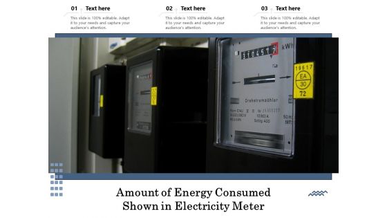 Amount Of Energy Consumed Shown In Electricity Meter Ppt PowerPoint Presentation File Graphic Tips PDF