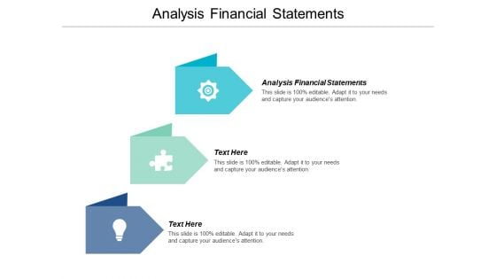 Analysis Financial Statements Ppt Powerpoint Presentation Icon Cpb