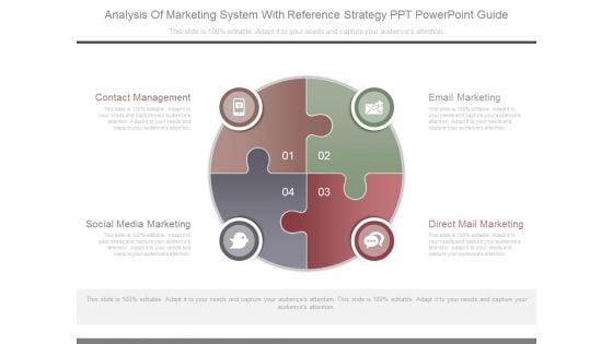 Analysis Of Marketing System With Reference Strategy Ppt Powerpoint Guide