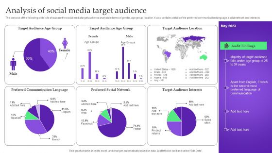 Analysis Plan For E Commerce Promotion Tactics Analysis Of Social Media Target Audience Themes PDF