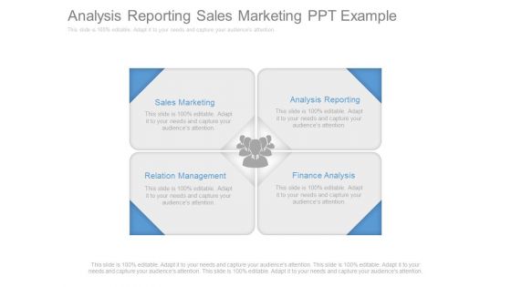 Analysis Reporting Sales Marketing Ppt Example