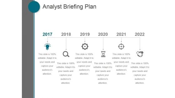 Analyst Briefing Plan Ppt PowerPoint Presentation Icon