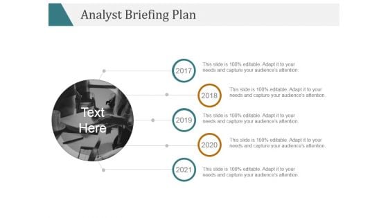 Analyst Briefing Plan Ppt PowerPoint Presentation Portfolio