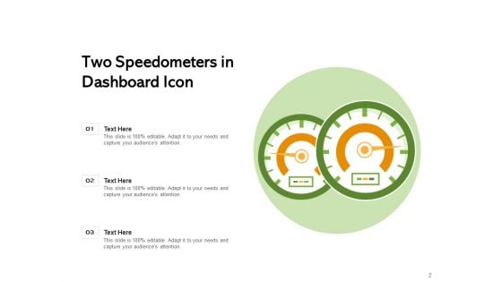 Analytics Icon Dashboard Speedometer Ppt PowerPoint Presentation Complete Deck