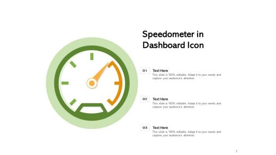 Analytics Icon Dashboard Speedometer Ppt PowerPoint Presentation Complete Deck