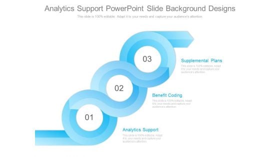 Analytics Support Powerpoint Slide Background Designs