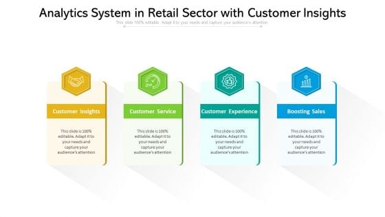 Analytics System In Retail Sector With Customer Insights Ppt PowerPoint Presentation File Tips PDF