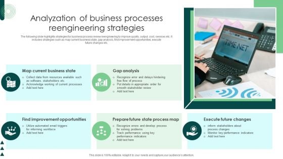 Analyzation Of Business Processes Reengineering Strategies Designs PDF