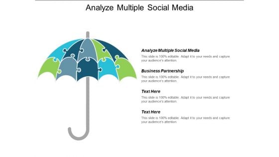 Analyze Multiple Social Media Ppt PowerPoint Presentation Pictures Templates Cpb