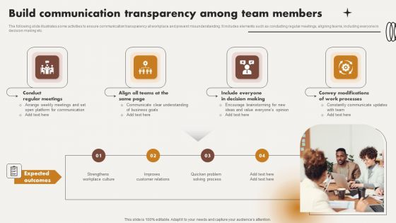 Analyzing And Improving Staff Work Satisfaction Build Communication Transparency Among Team Members Download PDF Analyzing And Improving Staff Work Satisfaction Build Communication Transparency Among Team Members Download PDF