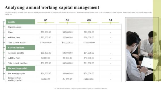 Analyzing Annual Working Capital Management Effective Planning For Monetary Background PDF Analyzing Annual Working Capital Management Effective Planning For Monetary Background PDF