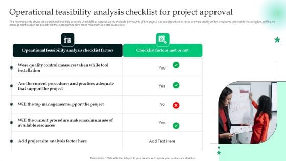 Analyzing The Economic Operational Feasibility Analysis Checklist For Project Formats PDF