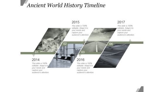 Ancient World History Timeline Ppt PowerPoint Presentation Model