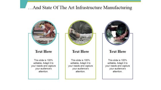 And State Of The Art Infrastructure Manufacturing Ppt PowerPoint Presentation Model And State Of The Art Infrastructure Manufacturing Ppt PowerPoint Presentation Model