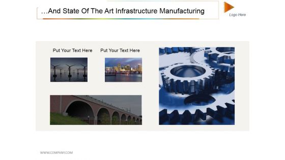 And State Of The Art Infrastructure Manufacturing Ppt PowerPoint Presentation Pictures Infographic Template