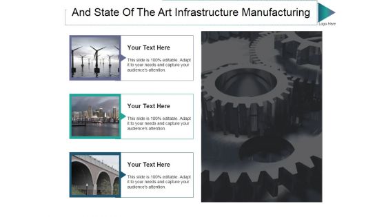 And State Of The Art Infrastructure Manufacturing Ppt PowerPoint Presentation Professional Visual Aids
