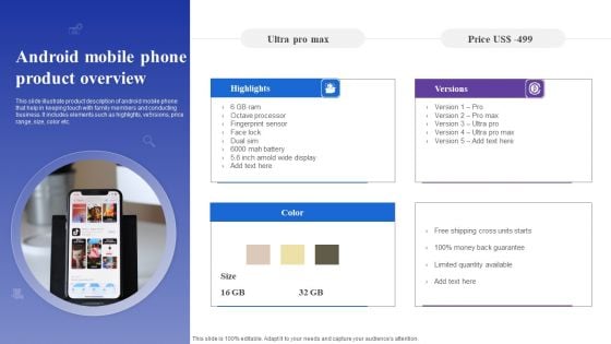 Android Mobile Phone Product Overview Pictures PDF Android Mobile Phone Product Overview Pictures PDF