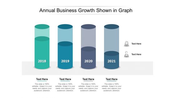 Annual Business Growth Shown In Graph Ppt PowerPoint Presentation Slides Mockup