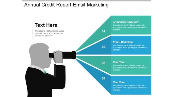 Annual Credit Report Email Marketing Ppt PowerPoint Presentation Layouts Themes