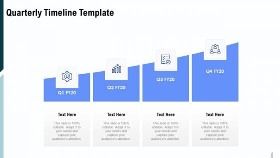 Annual Milestone Plan Quarterly Timeline Template Ppt Icon Designs PDF