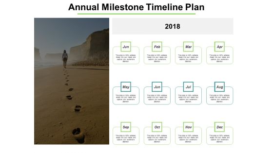 Annual Milestone Timeline Plan Ppt PowerPoint Presentation Gallery Clipart Images