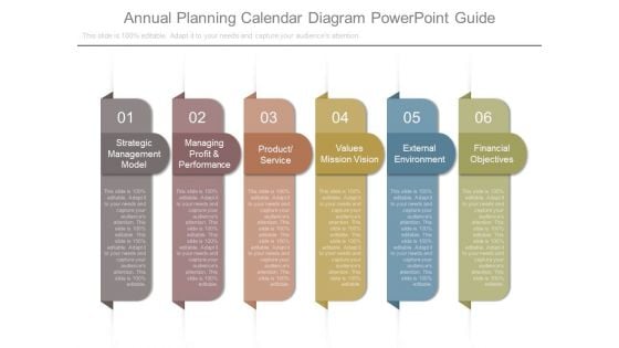 Annual Planning Calendar Diagram Powerpoint Guide